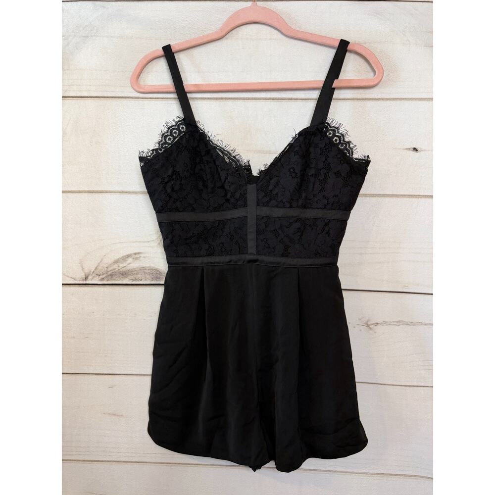 KEEPSAKE the Label Black Lace Romper